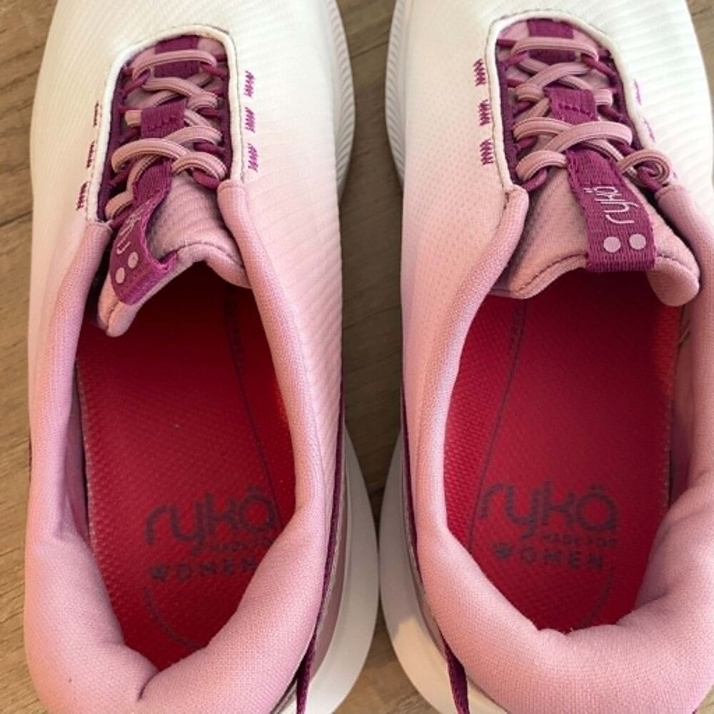 Ryka Finesse Women’s Sneakers Pink White Size 6.5 - Picture 6 of 8